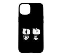 Carcasa para iPhone 15 Plus Baile en Barra: tu Madre, mi Madre, Hijo, Hija, Divertido Baile en Barra