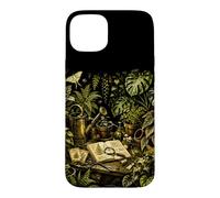 Carcasa para iPhone 15 Plus Banco botánico para macetas de Invernadero Vintage, diseño de Naturaleza