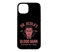 Carcasa para iPhone 15 Plus Banco de Sangre del Dr. Acula: Drácula Espeluznante Vampiro Halloween
