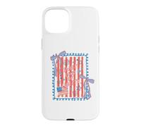 Carcasa para iPhone 15 Plus Bandera con Lazo de Sweet Land of Liberty Patriotic Coquette, EE. UU.