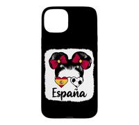 Carcasa para iPhone 15 Plus Bandera de España Chica Orgullosos Aficionados Españoles