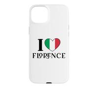 Carcasa para iPhone 15 Plus Bandera de Italia I Love Florence
