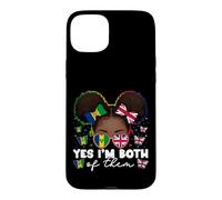 Carcasa para iPhone 15 Plus Bandera de San Vicente británica y vicenciana británica para niñas