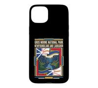 Carcasa para iPhone 15 Plus Bandera de Terranova y Labrador del Parque Nacional Gros Morne