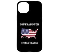 Carcasa para iPhone 15 Plus Bandera Envejecida de Nueva York Southampton Pride
