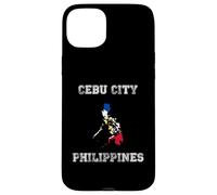 Carcasa para iPhone 15 Plus Bandera Retro de Filipinas de la Ciudad de Cebú