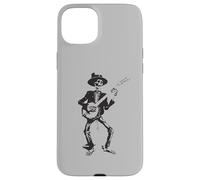 Carcasa para iPhone 15 Plus Banjo Dancing Skeleton Bluegrass Music Festival