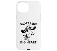 Carcasa para iPhone 15 Plus Basset Hound Short Legs Big Heart