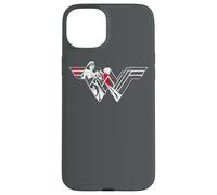 Carcasa para iPhone 15 Plus Batman v Superman Wonder Woman Splatter Logo