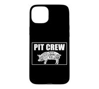 Carcasa para iPhone 15 Plus BBQ Barbeque The Best PitMaster Companion. The Pit Crew