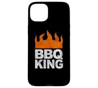 Carcasa para iPhone 15 Plus BBQ King Barbacoa Parrilla Ahumado Patio Trasero Cocina Patio Trasero