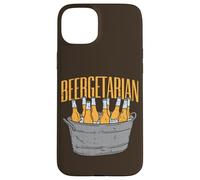 Carcasa para iPhone 15 Plus Beber Party Beergetarin Pun Drink Brew Alcohol Craft-Beer