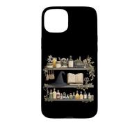 Carcasa para iPhone 15 Plus Biblioteca de poción de Bruja, Espeluznante, Halloween, brujería