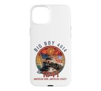 Carcasa para iPhone 15 Plus Big Boy 4014 Locomotora de Vapor Vintage Americano