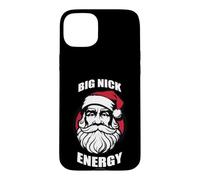 Carcasa para iPhone 15 Plus Big Nick Energy Divertido Papá Noel Navidad