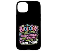 Carcasa para iPhone 15 Plus Biology Where Multiply and Divide Mean Same Thing -