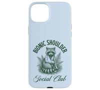 Carcasa para iPhone 15 Plus Bionic Shoulder Social Club Raccoon Lesiones Recuperación Divertido