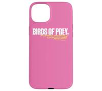 Carcasa para iPhone 15 Plus Birds of Prey White and Yellow Horizontal Logo