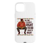 Carcasa para iPhone 15 Plus Black History King Dad Hombres Mujeres Niños Niños Niñas