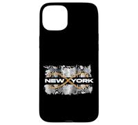 Carcasa para iPhone 15 Plus Black New York City Fashion Design, New York Illustration