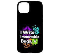 Carcasa para iPhone 15 Plus Blockchain Developer Funny I Write Immutable Bugs