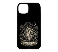 Carcasa para iPhone 15 Plus Bloom in The Dark Gothic Anatómico Corazón Raven Goth Girl