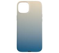 Carcasa para iPhone 15 Plus Blue Beige Gradient Aesthetic - Minimalist Ombre Design for