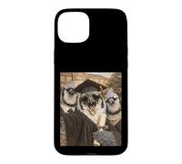 Carcasa para iPhone 15 Plus Blue Jays Graduación Selfie Divertido Mamá Papá Grad Senior Class