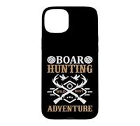 Carcasa para iPhone 15 Plus Boar Hunting Wild Hunt Adventure Hunter Life Nature Lover