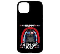 Carcasa para iPhone 15 Plus Bombay Cat Happy 4th of July Patriotic American Cats Lovers