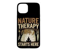 Carcasa para iPhone 15 Plus Bosque Bañando Defensor Shinrin-yoku Naturaleza Terapia Amante