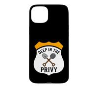 Carcasa para iPhone 15 Plus Bottle Digging Relic Hunter Deep In The Privy Design