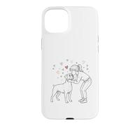 Carcasa para iPhone 15 Plus Boxer Dog Love