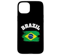 Carcasa para iPhone 15 Plus Brazil National Flag Country Pride Roots Vintage Gift