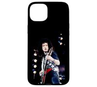 Carcasa para iPhone 15 Plus Brian May Queen Freddie Mercury Concierto Tributo 1992