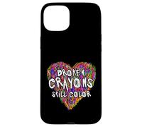 Carcasa para iPhone 15 Plus Broken Crayons Still Color Mental Health Awareness