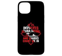 Carcasa para iPhone 15 Plus Buceo | Si Involucra Buceo y Tiburones Cuenta Conmigo