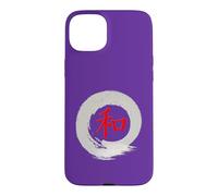 Carcasa para iPhone 15 Plus Budismo Zen caligrafía Signo de Paz japonés