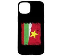 Carcasa para iPhone 15 Plus Bulgaria Vietnam Media Bandera Bulgaria Vietnamita Historia