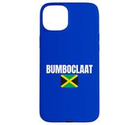 Carcasa para iPhone 15 Plus Bumboclaat Bandera Jamaicana del Patrimonio del Argot