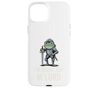 Carcasa para iPhone 15 Plus Burnt out M'Lord Frog Knight Fantasy Meme Quote Men Women