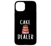 Carcasa para iPhone 15 Plus Cake Dealer Funny Cake Decorator Costume Pastry Baking Cakes