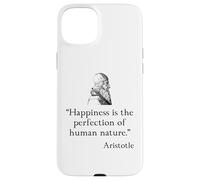 Carcasa para iPhone 15 Plus Camisa de Aristóteles sobre la Felicidad Filosofía de Aristóteles