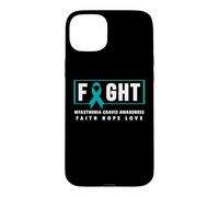 Carcasa para iPhone 15 Plus Camisa de miastenia Gravis - Combate la Conciencia sobre la miastenia Gravis
