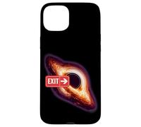 Carcasa para iPhone 15 Plus Camiseta Black Holes Exit Space and Science Graphic Fun Teen