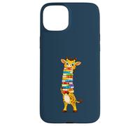 Carcasa para iPhone 15 Plus Camiseta de Lectura Teacheraffe Giraffe Teacher