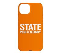 Carcasa para iPhone 15 Plus Camiseta de Uniforme de prisión penitenciaria estatal