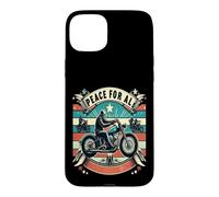 Carcasa para iPhone 15 Plus Camiseta Peace to All Ride for Unity & Brotherhood Freedom