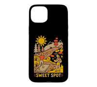 Carcasa para iPhone 15 Plus Canasta con Hoyos Sweet Spot Mountain Fairway para Jugadores de Disc Golf