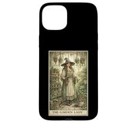 Carcasa para iPhone 15 Plus Carta de Tarot The Garden Lady Botanist Gardening